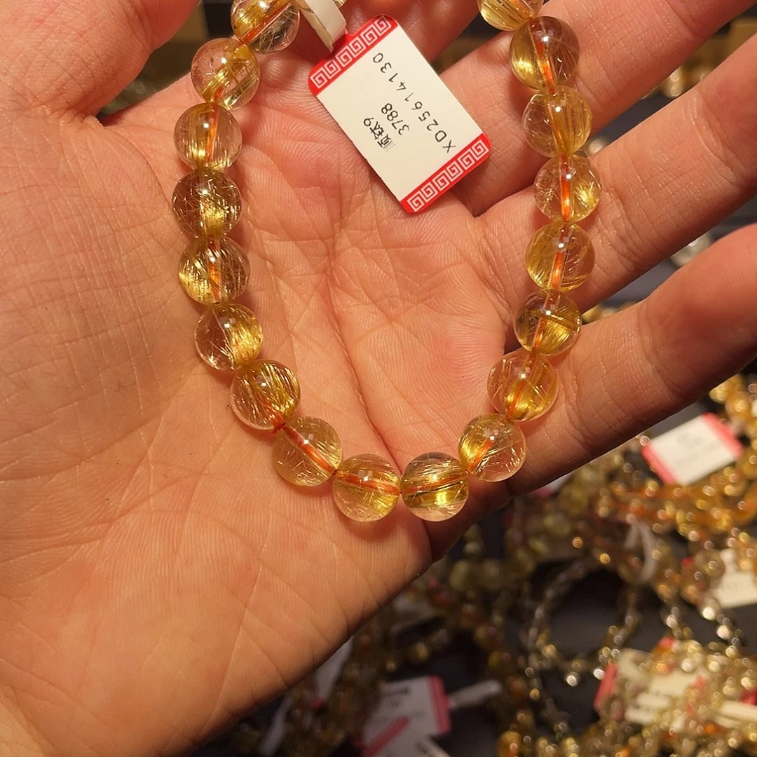 水晶手链未镶嵌f顺钛9m