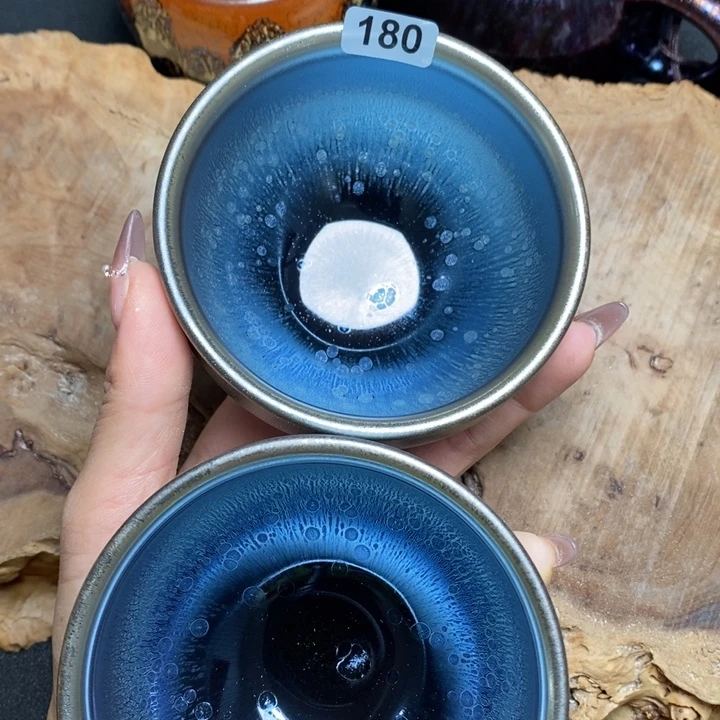 茶盏建窑建盏主人杯180微瑕