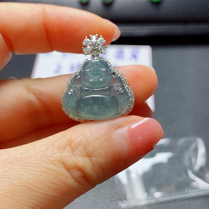 银S925镶嵌戒指翡翠