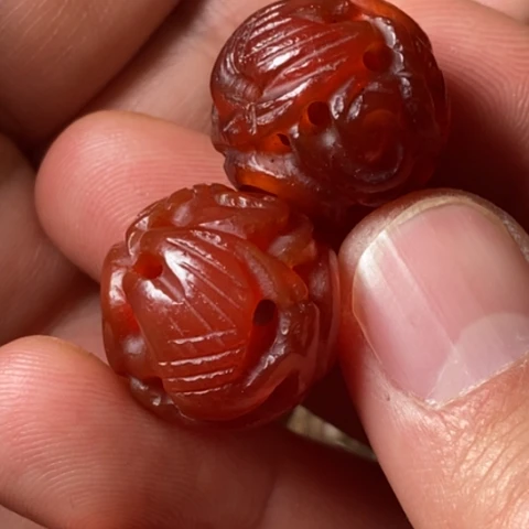 玛瑙/玉髓未镶嵌珠子藏传小元素配饰饰品