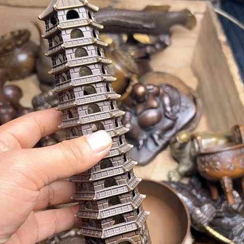 铜制工艺把玩摆件