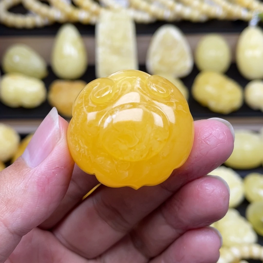 琥珀未镶嵌裸石琥珀蜜蜡