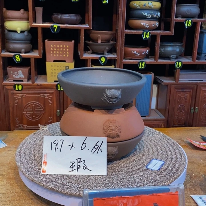 紫砂花盆紫砂花盆