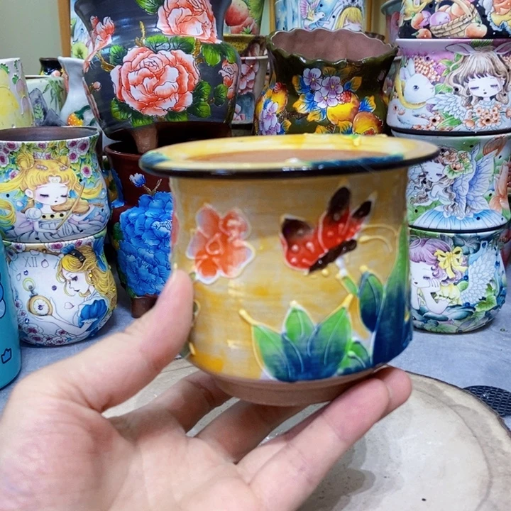 景德镇艺术手绘作品