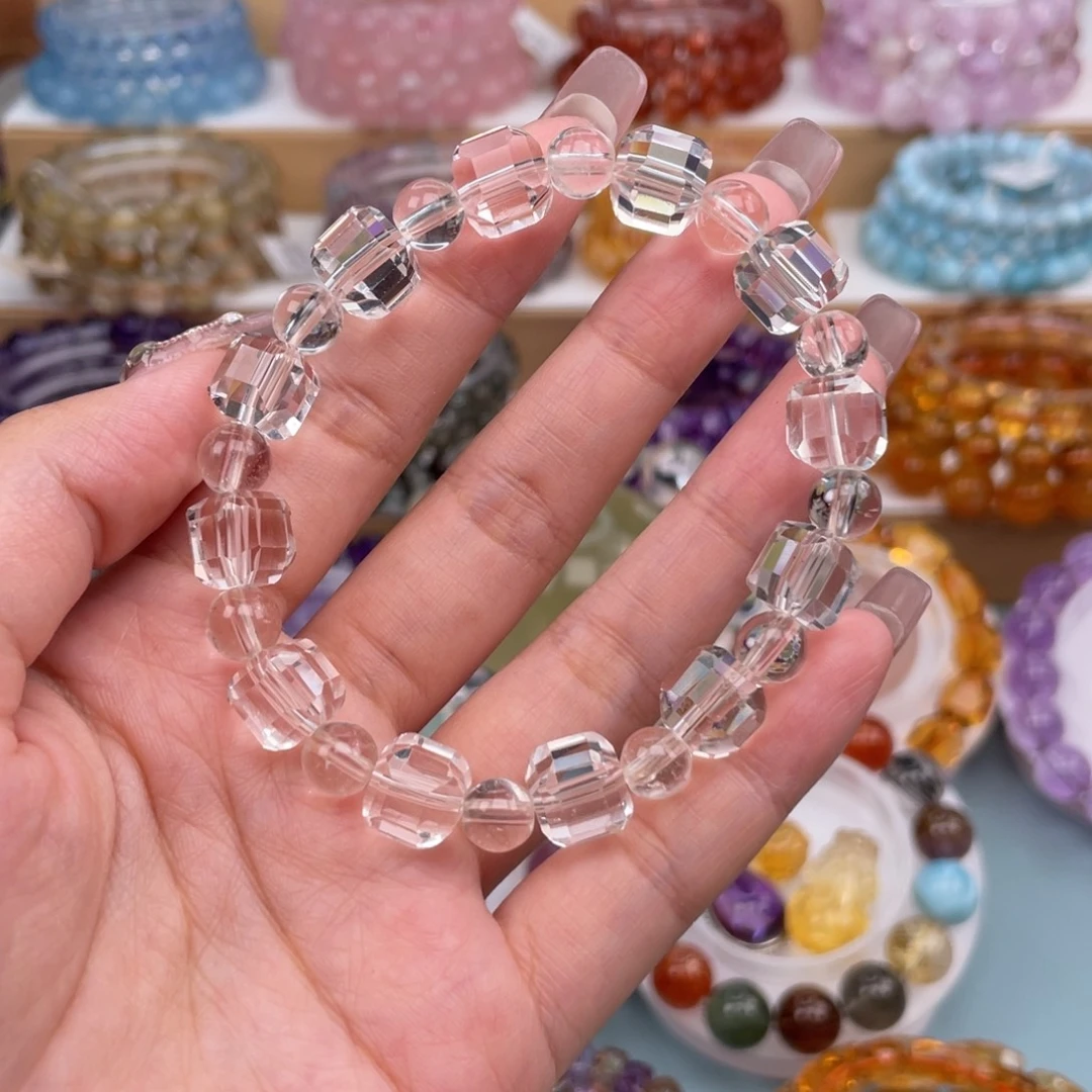 未镶嵌手链水晶白水