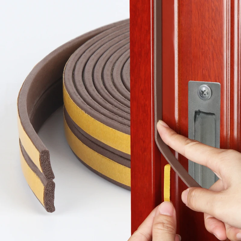 防盗门框密封条卧室木门缝防风入户门防撞静音门窗漏风挡风隔音条