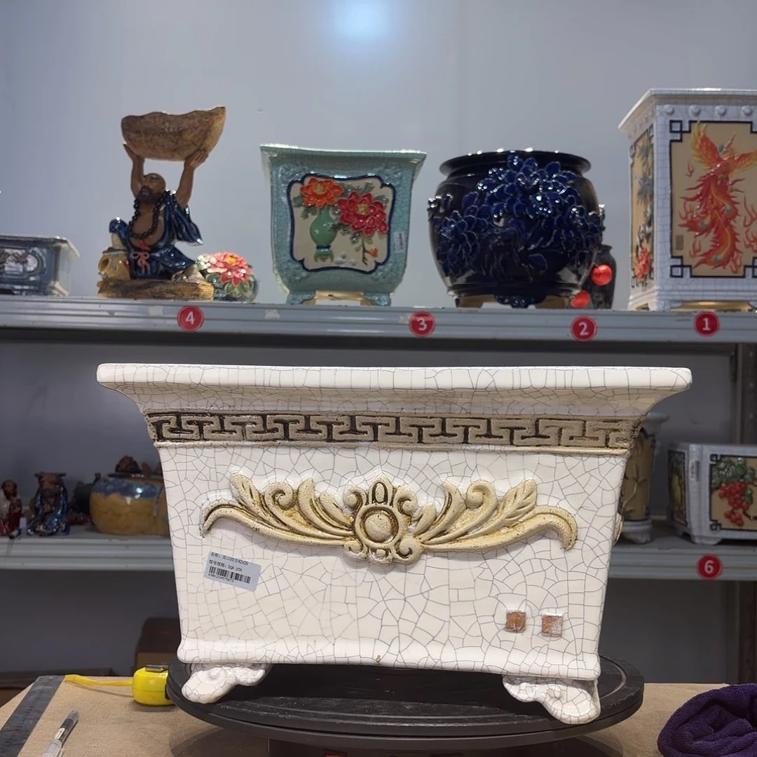 用***9精品石湾花盆高端大气