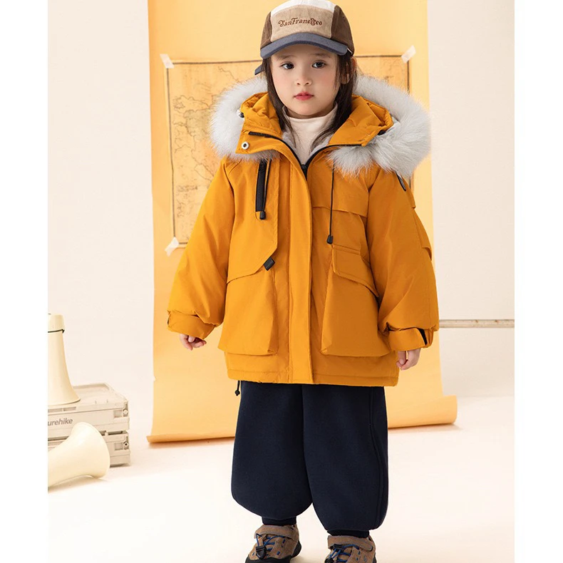 韩货顶配订单款*小中大童外贸单*冬季加绒加厚三防冲锋衣派克服