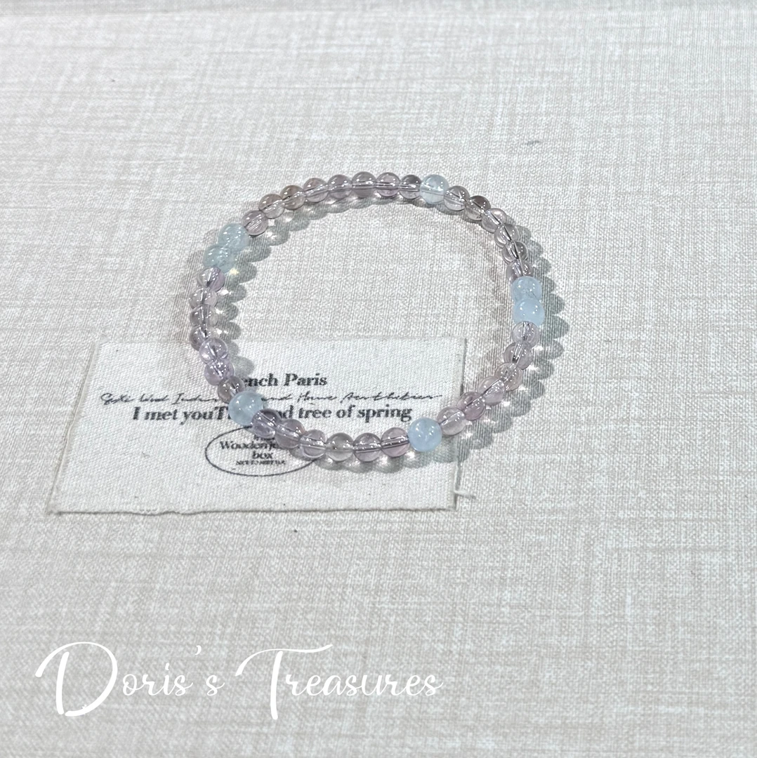 【蓝紫！】水晶手串 精致气质多样性发一颜色微差