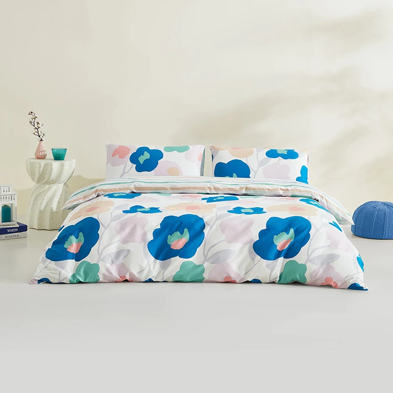 【任总严选】全棉四件套 简约大气 条纹全棉四件套  克里斯