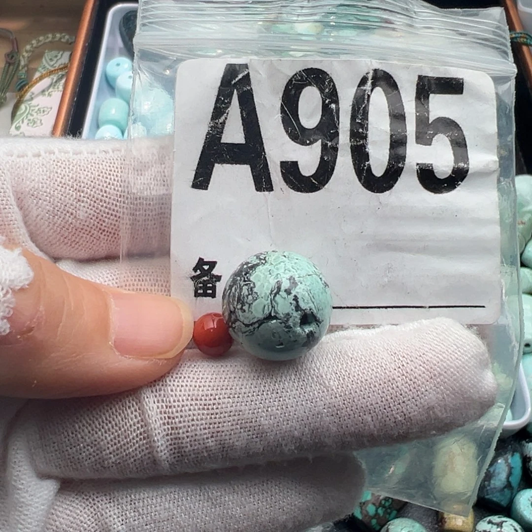 未镶嵌卡15圆珠南红玛瑙