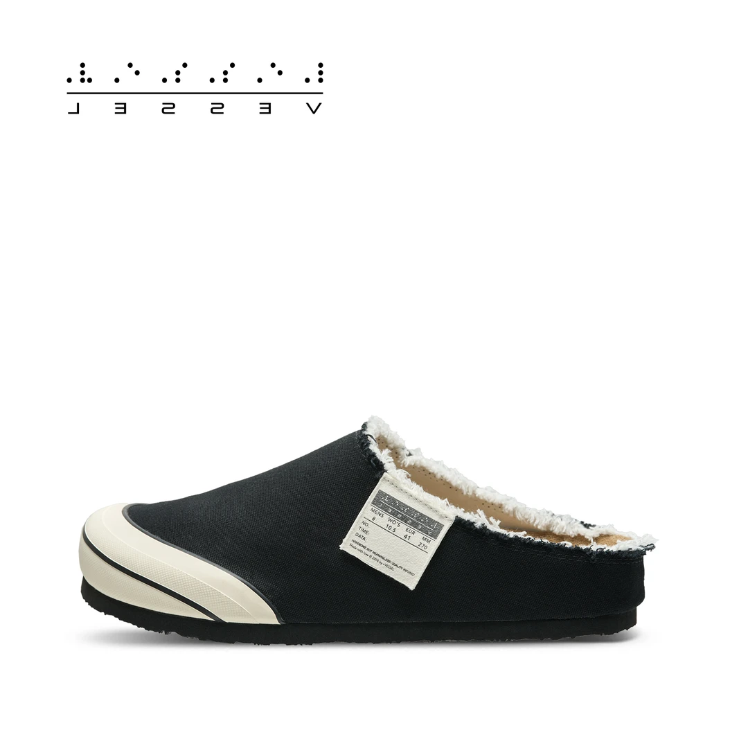 XVESSEL“Cabin One”头等舱 拖鞋黑色米色厚底