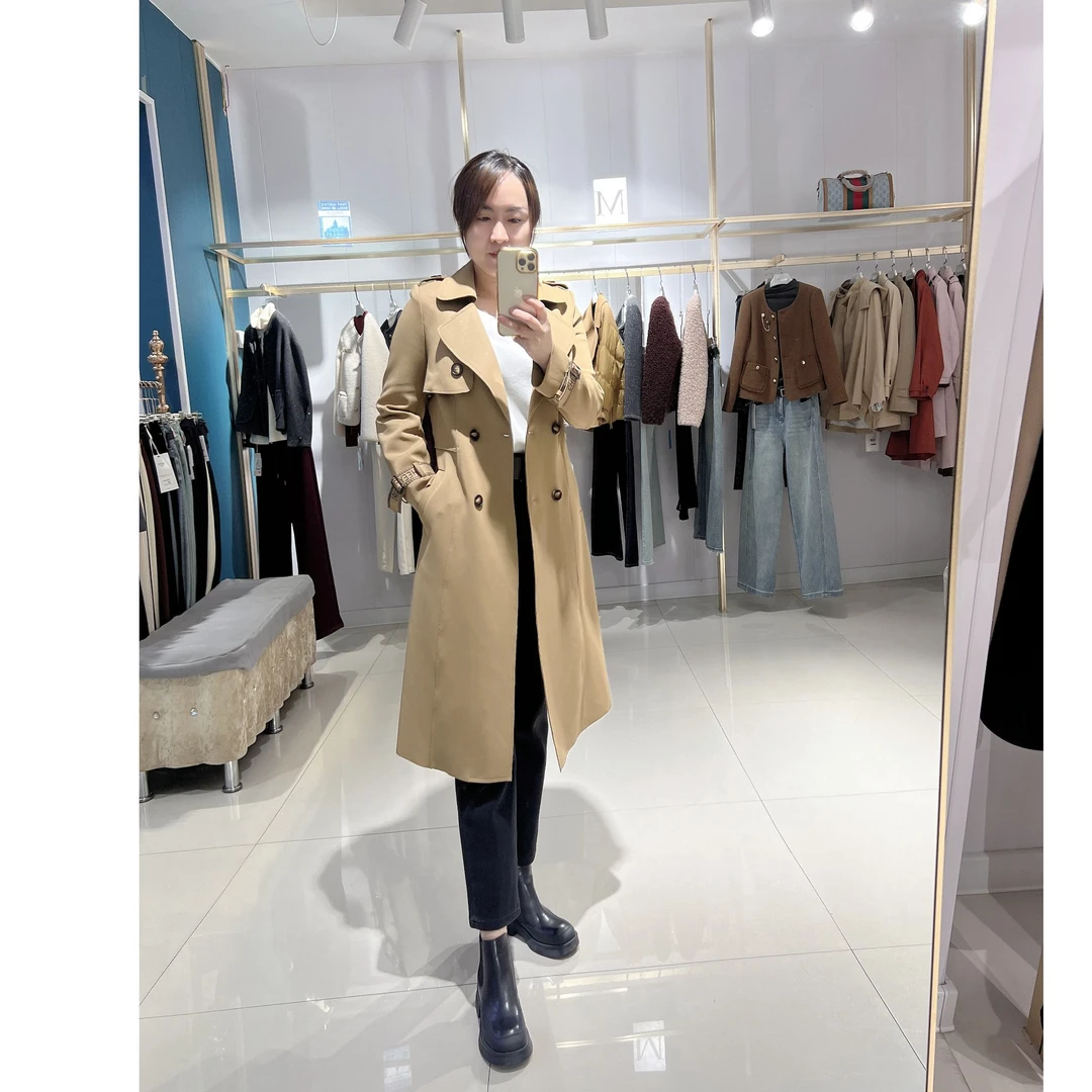【莀熹好物推荐】2025年春季新品风衣中长款·有弹力气质