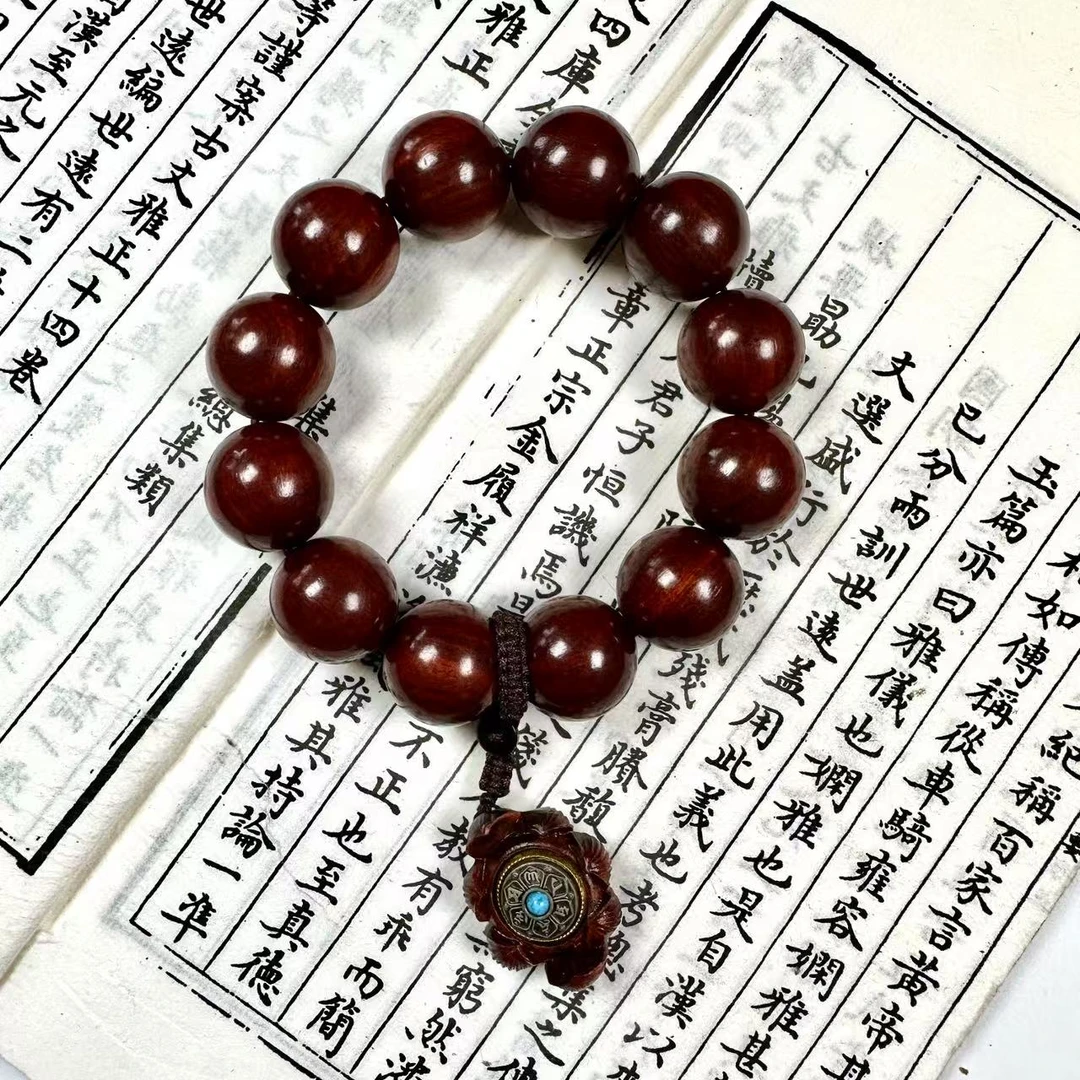 SC-112 小叶紫檀时来运转手串（多发性其一）（无礼盒）