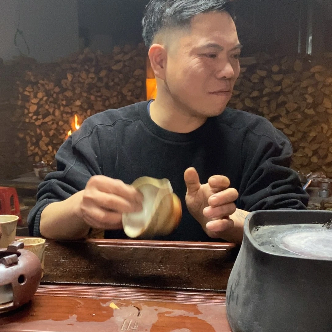 紫砂柴烧紫砂杯杯