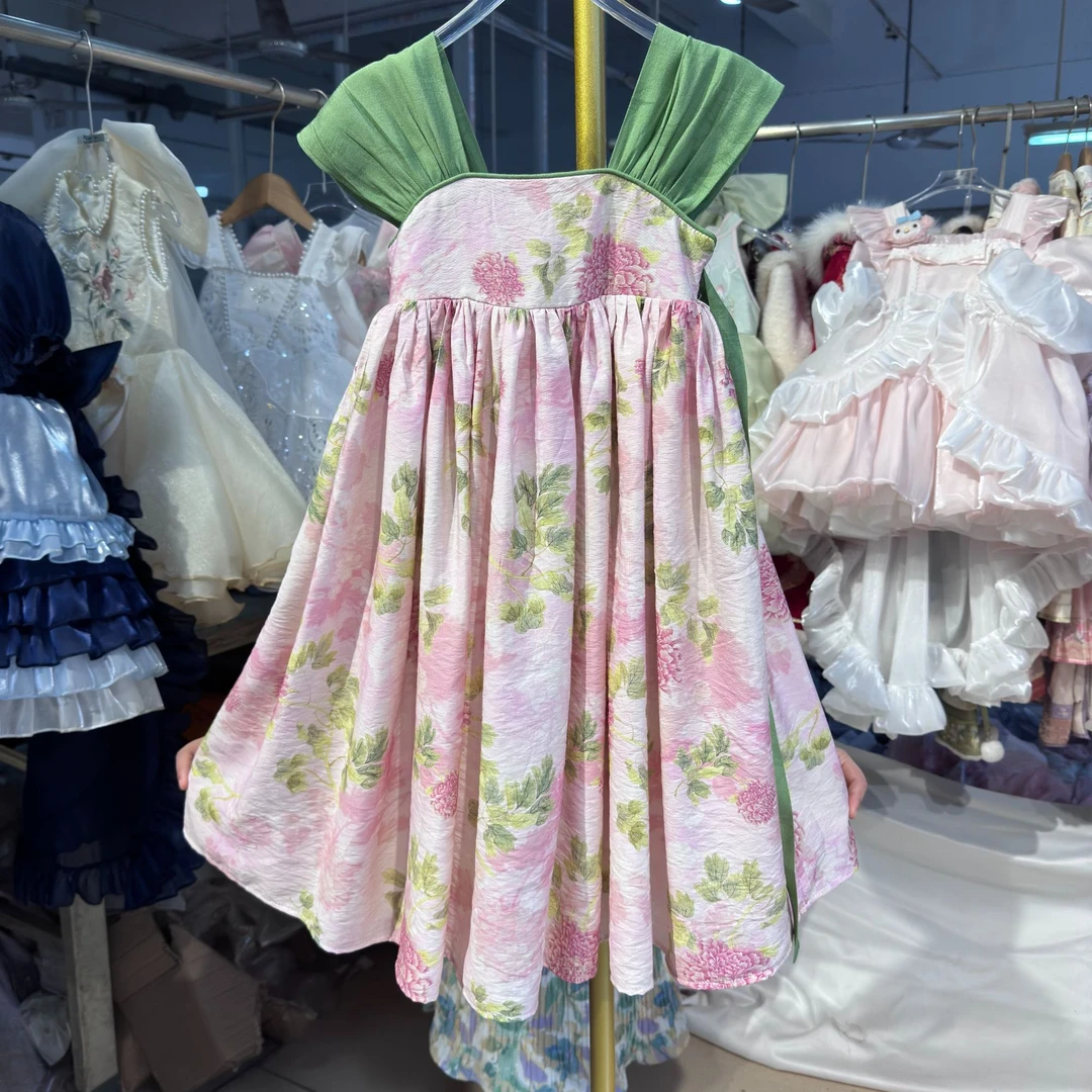 ***绣球汉服裙子夏季女童国风