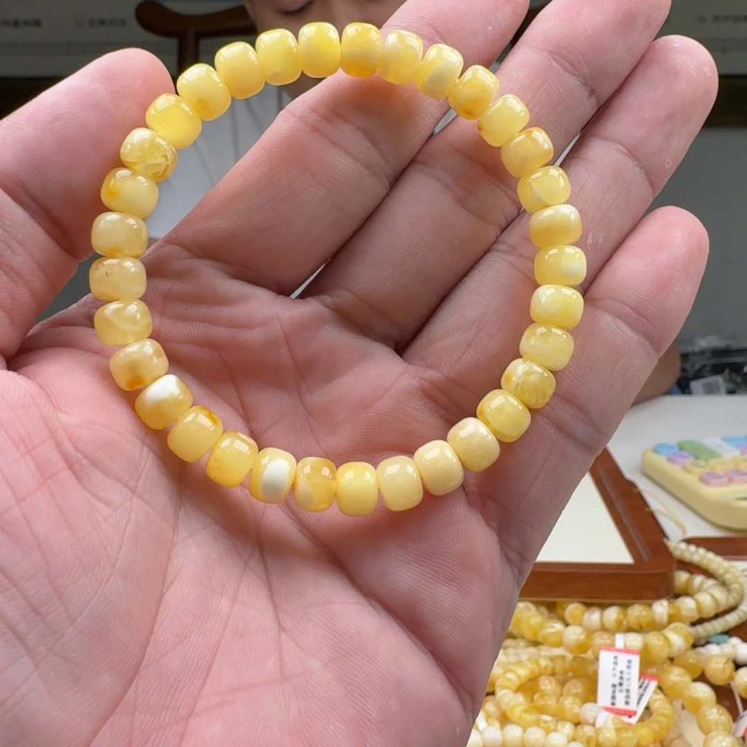 手链琥珀未镶嵌蜜蜡手串