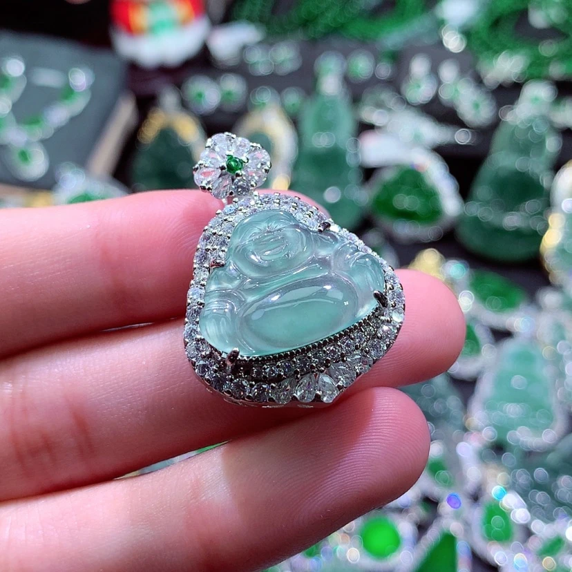 【闪购商品】翡翠颈饰未镶嵌挂件