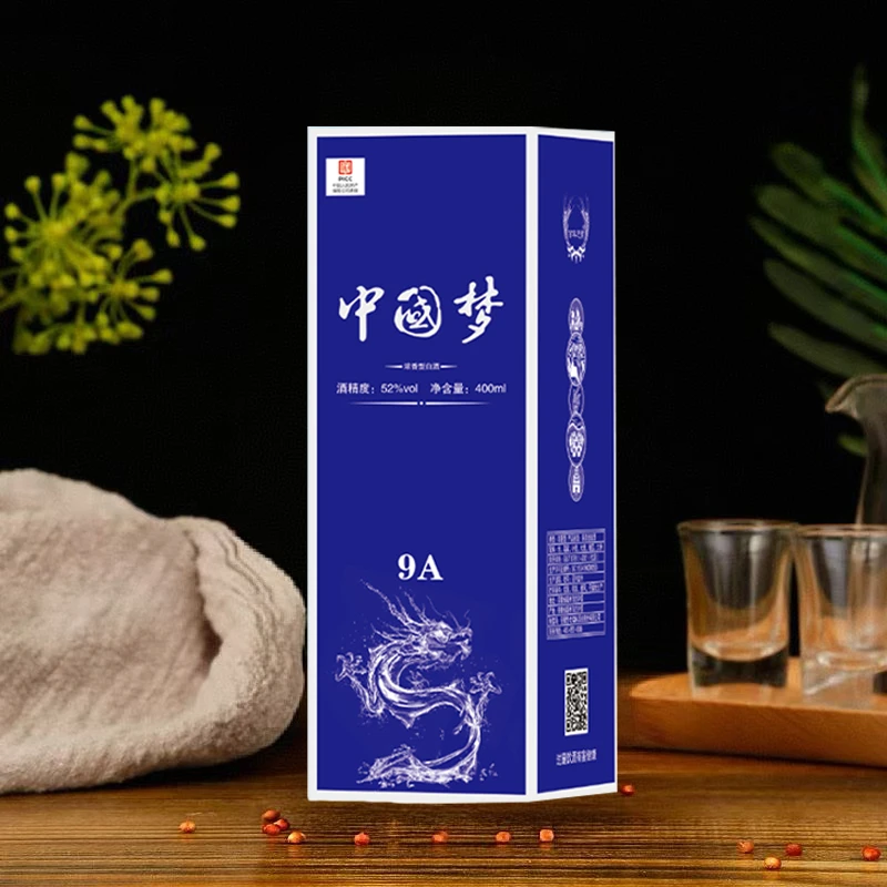 百年迎贺【中国梦】百年迎贺品牌浓香型白酒52度纯粮酒52度400ML