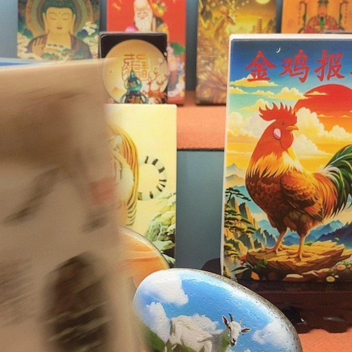 石材五牛摆件真美
