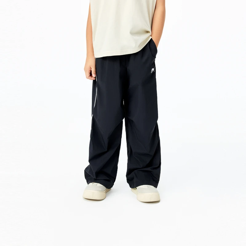 littlemoco童装25夏装新款男女童原纱防晒裤休闲长裤#KBE2PAT014