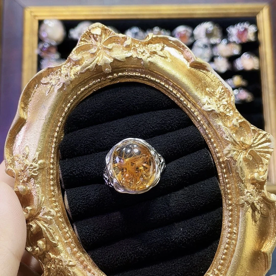 925银金钛发银戒指