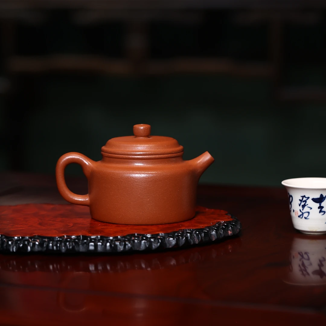 LXC红降坡【德钟】宜兴黄龙山原矿手工紫砂壶