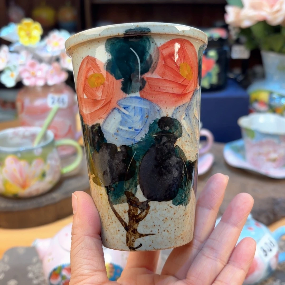 景德镇手绘高温釉下彩陶瓷茶具