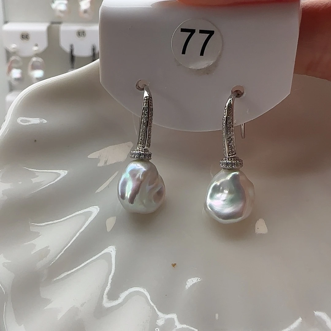 1***.银S925镶嵌耳饰淡水珍珠