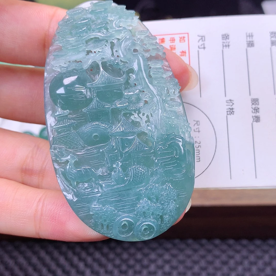 颈饰未镶嵌翡翠翡翠