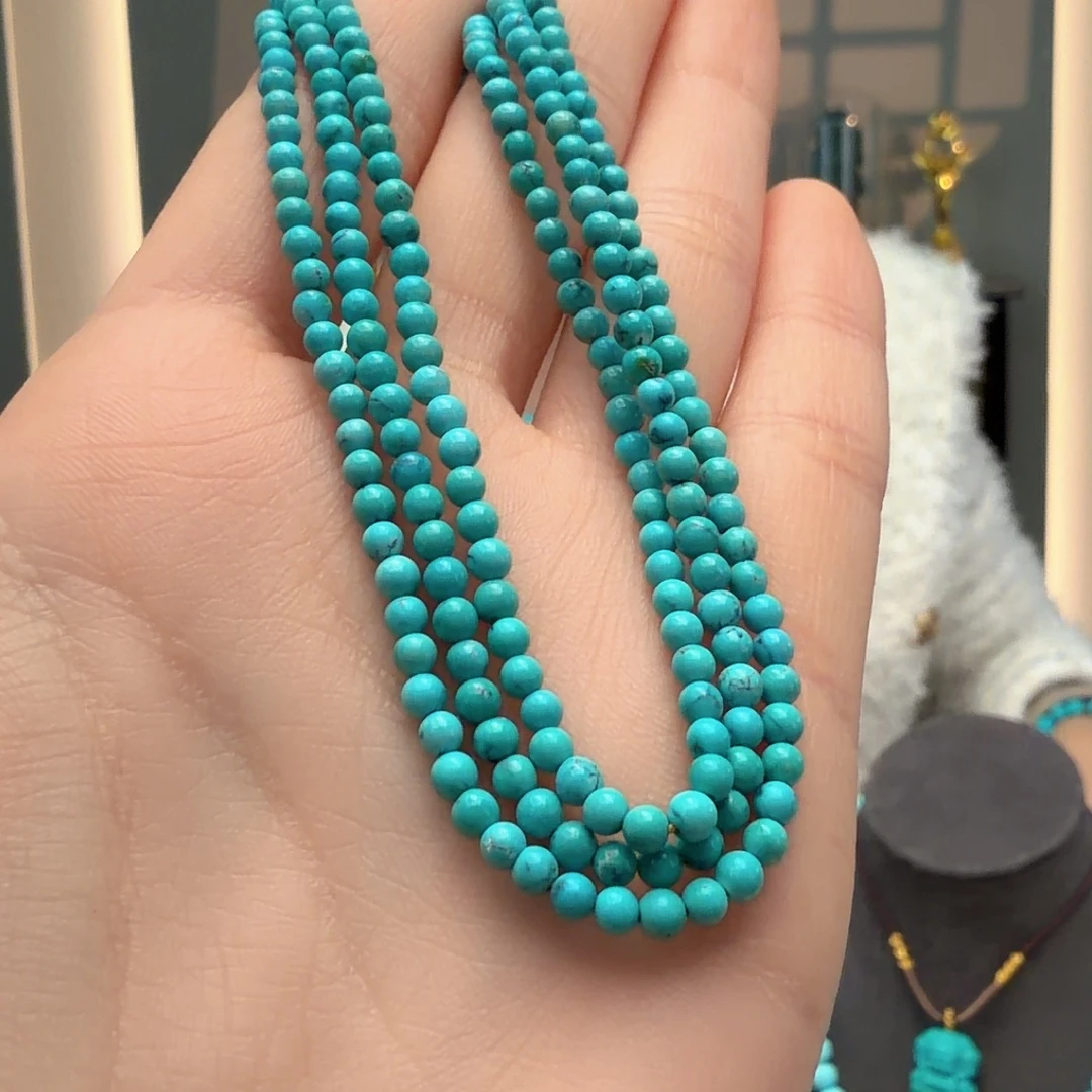 绿松石未镶嵌颈饰