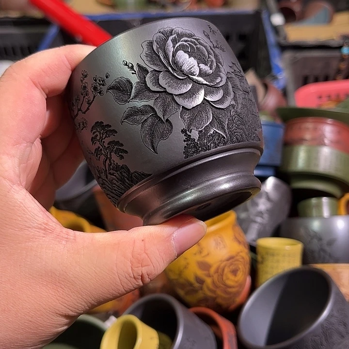 茶杯紫砂全手工紫砂主人杯