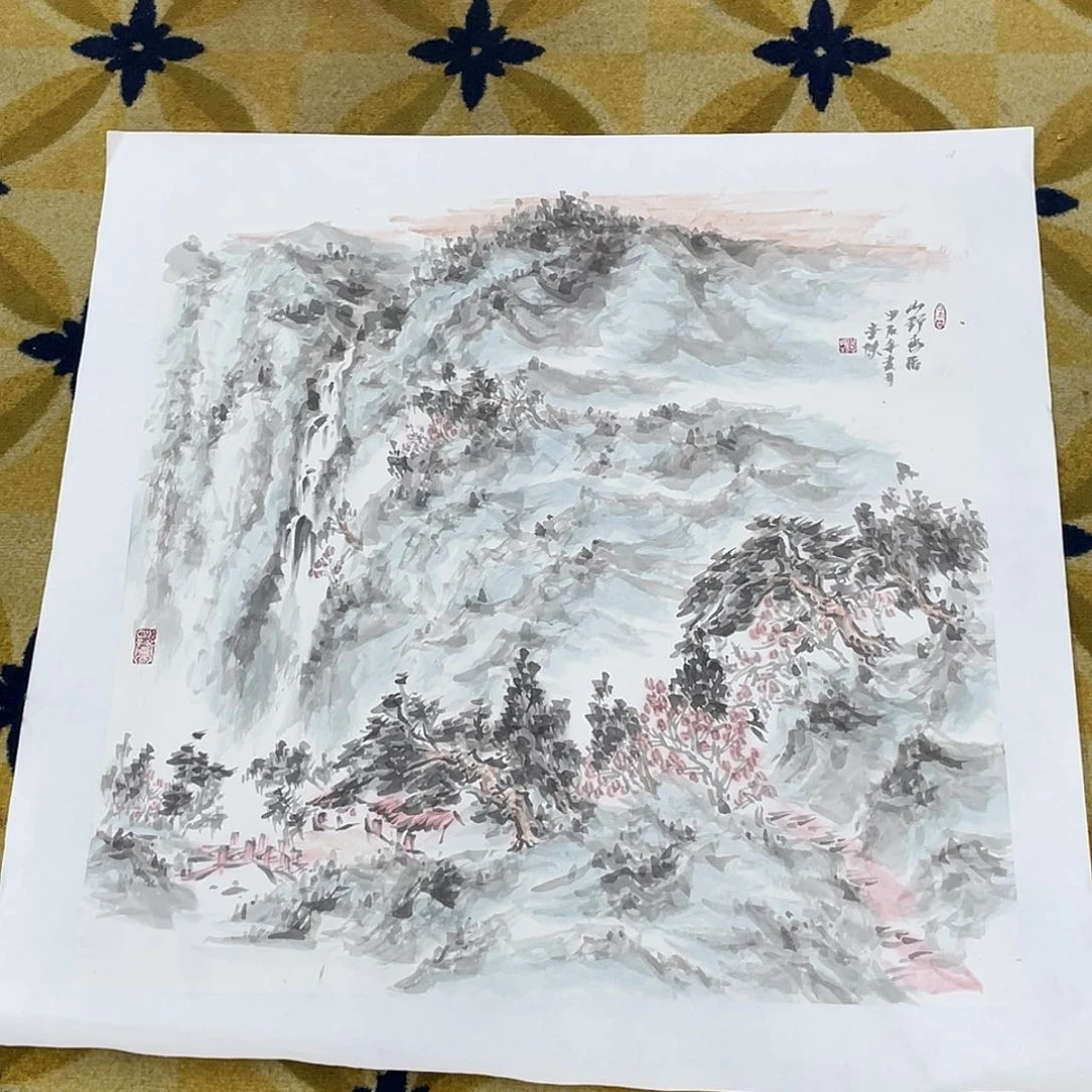 国画荷*贵绘画作品李老师6666四斗