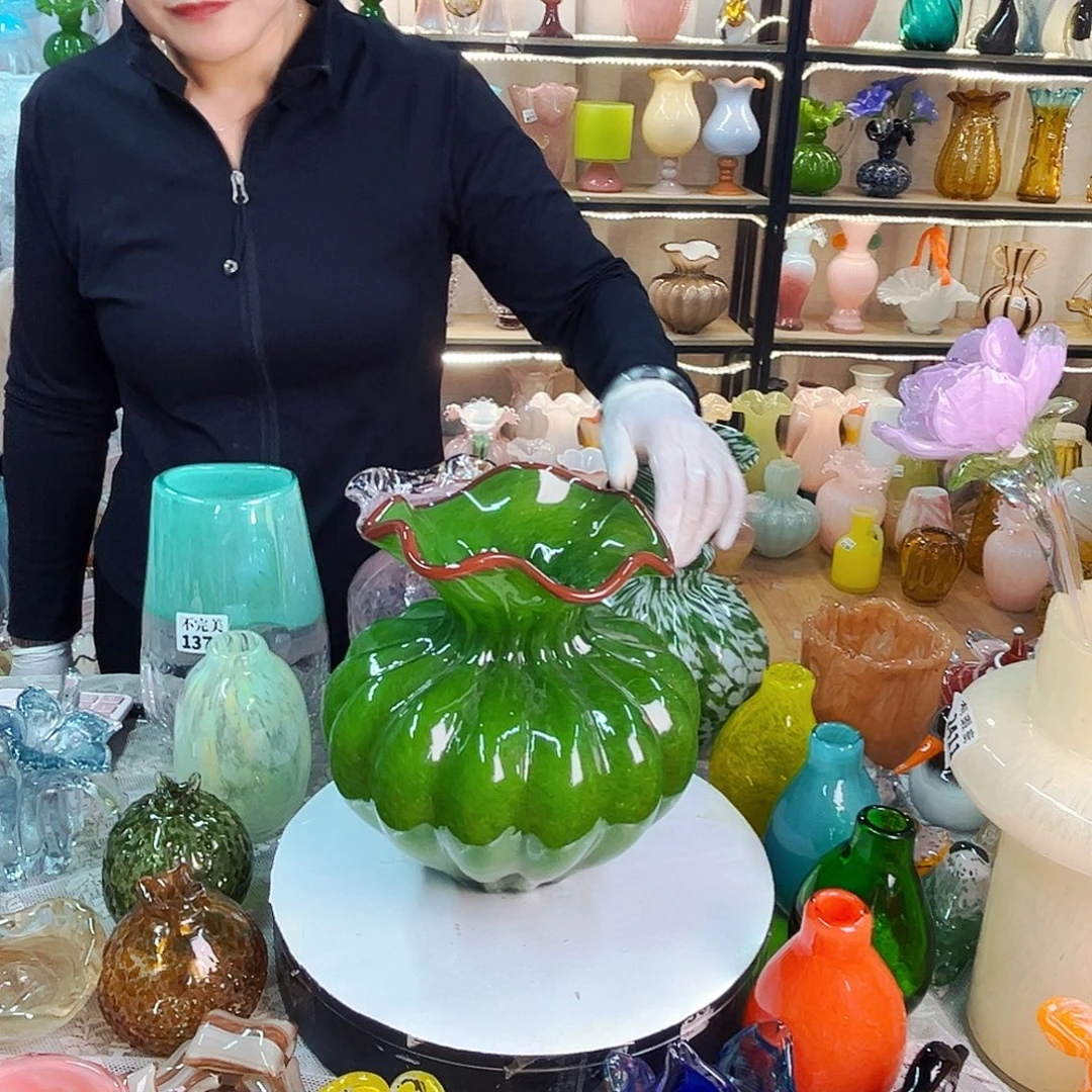 *****琉璃大号花瓶家悦琉璃工艺品