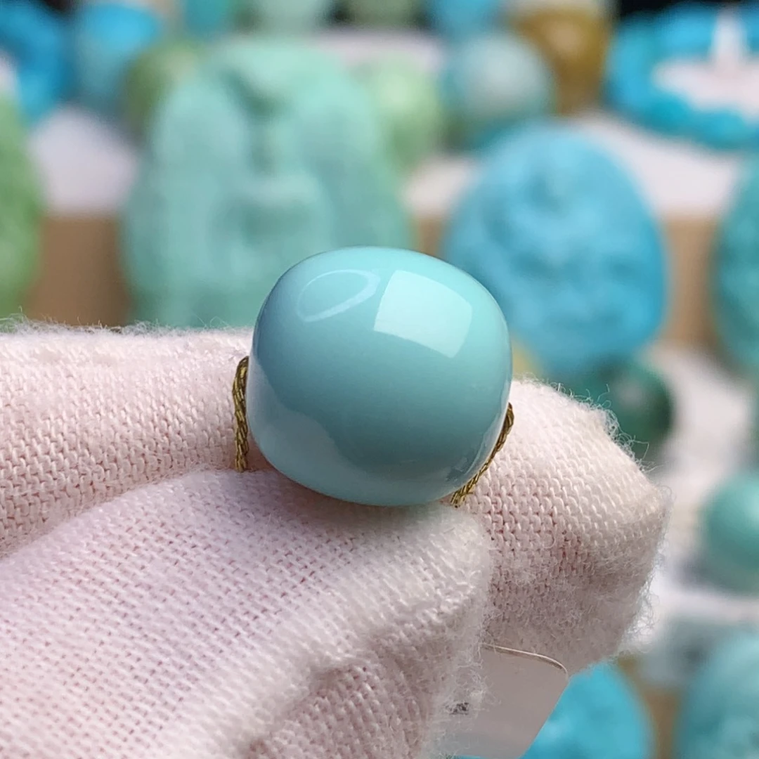 未镶嵌绿松石珠宝奇石