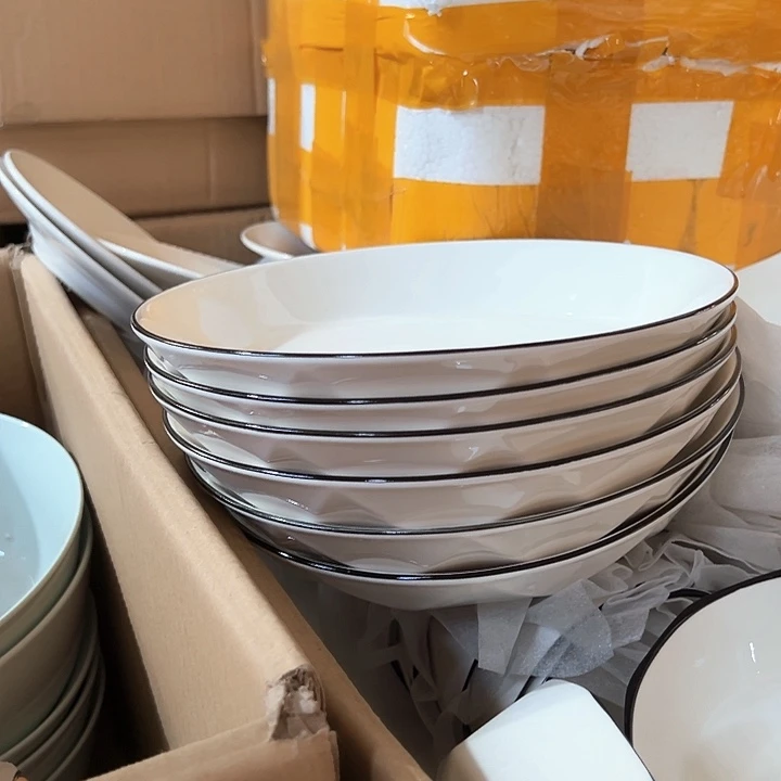 微瑕不退不换不补发 黑线钻石8英寸盘6支