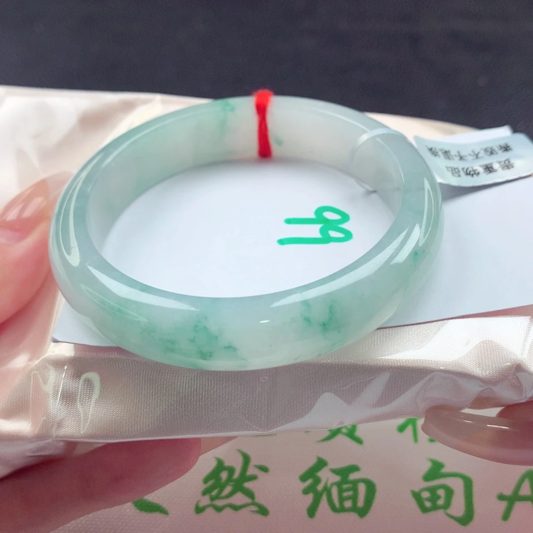 未镶嵌手镯翡翠天然缅甸翡翠A货手镯 99号