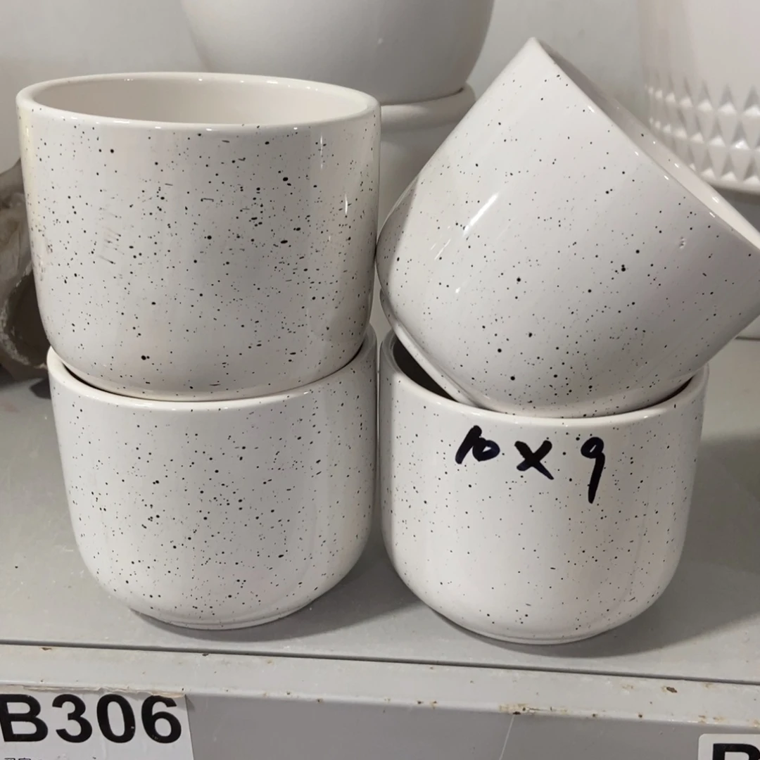 红陶高温陶瓷花盆