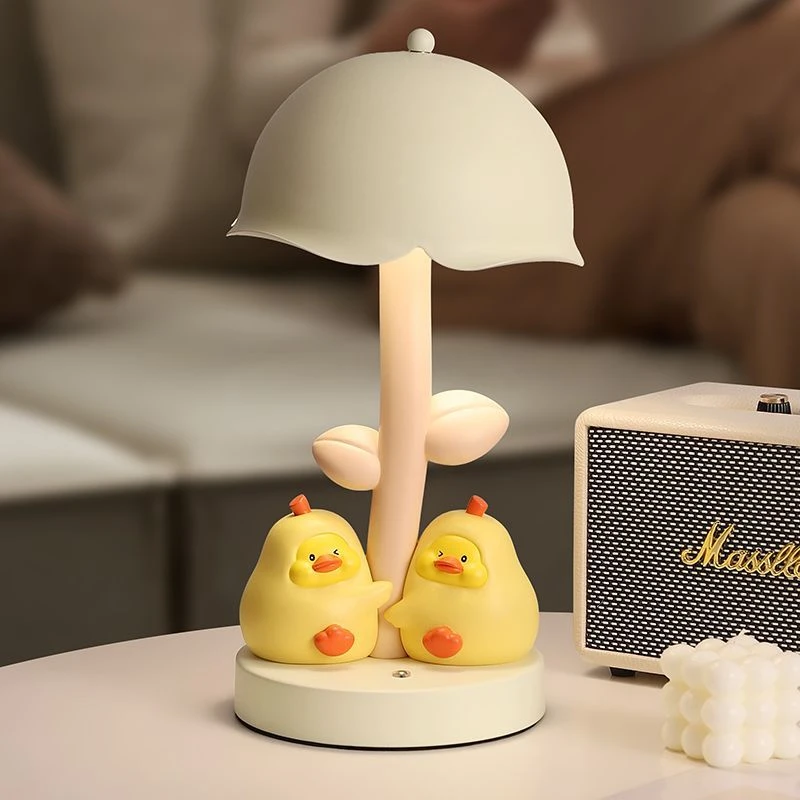 永不分离抱抱鸭台灯摆件创意客厅卧室装饰品乔迁之喜搬家新居礼物