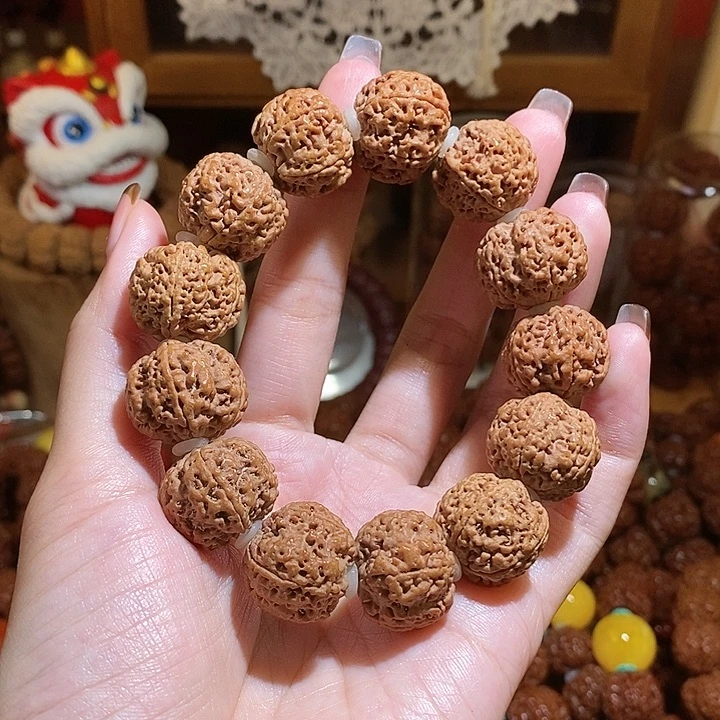 金刚菩提手串205原子白色隔片款