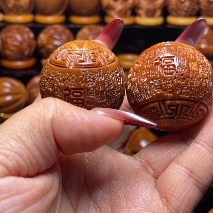 ༄***࿐把件橄榄核橄榄雕刻