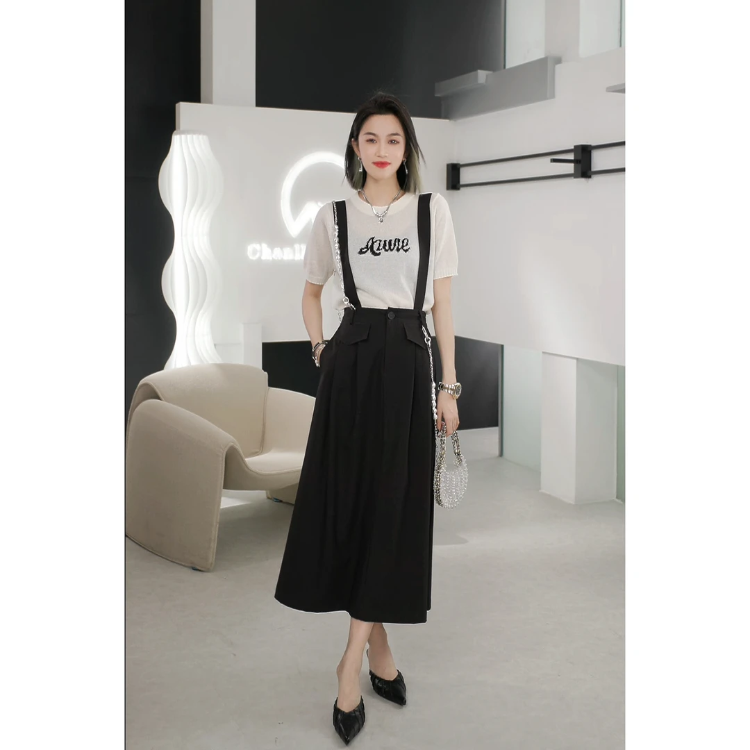 【ChanlleteMeline】时尚设计感显瘦气质减龄休闲半身裙CM-8368