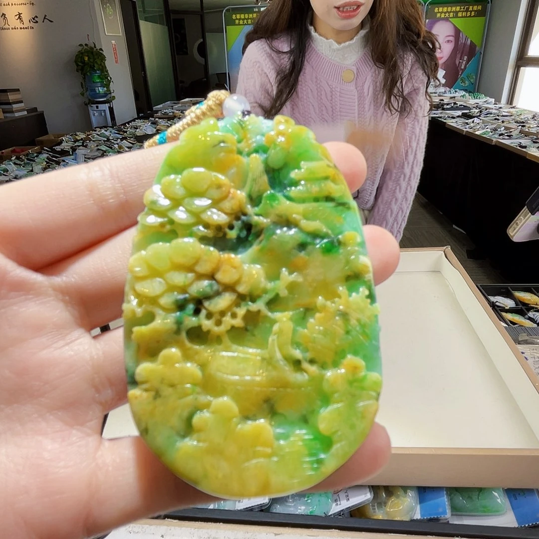 颈饰未镶嵌翡翠翡翠