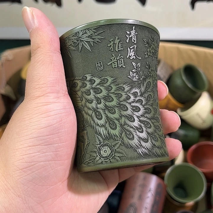 茶杯紫砂全手工紫砂主人杯