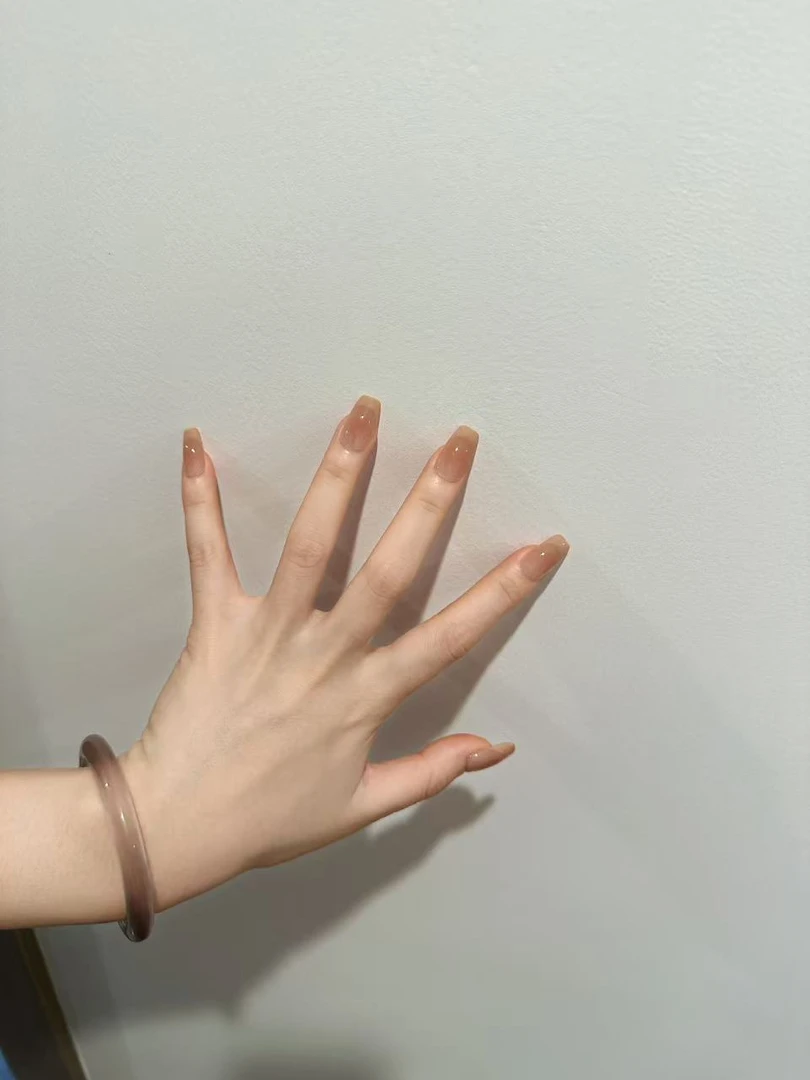 SHIYI NAIL - 从一时刻 - 玫瑰润玉法式腮红显白穿戴甲