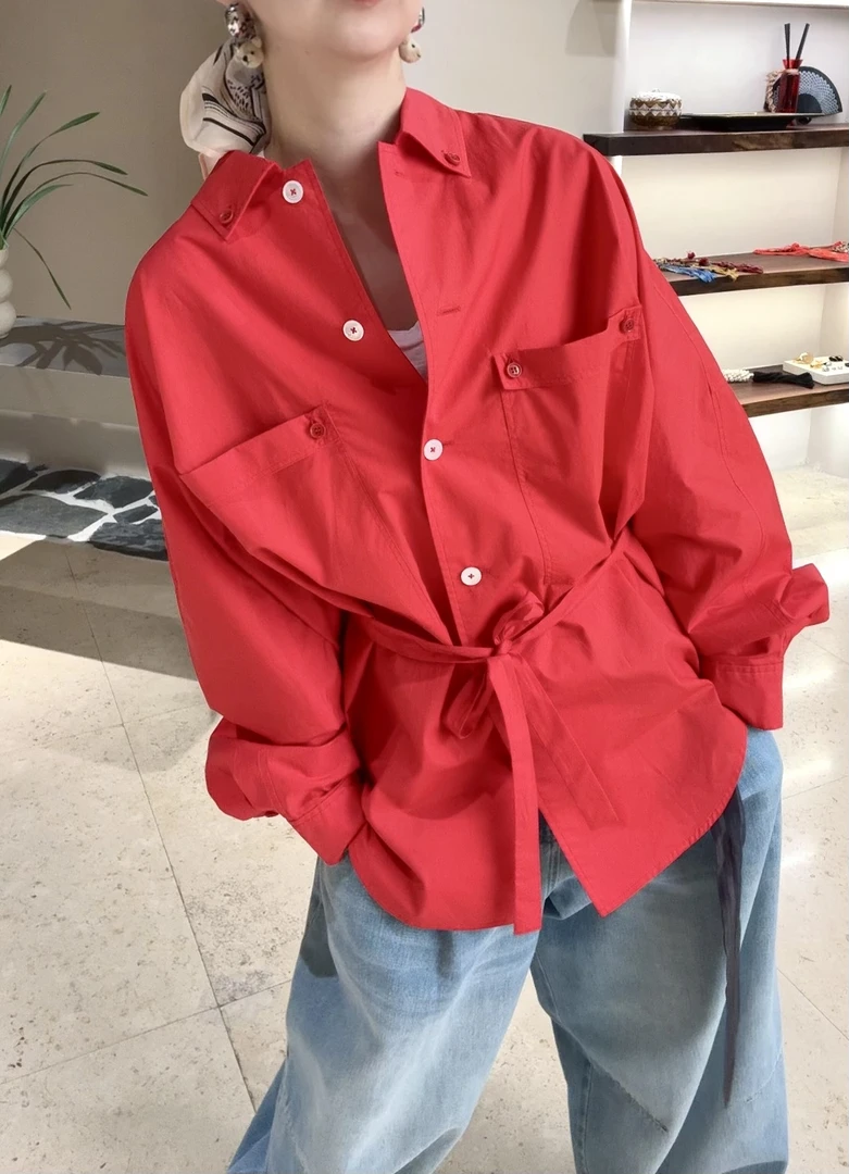 fafamoon 薄形连袖衬衫