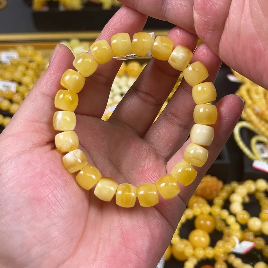 未镶嵌琥珀裸石琥珀手串