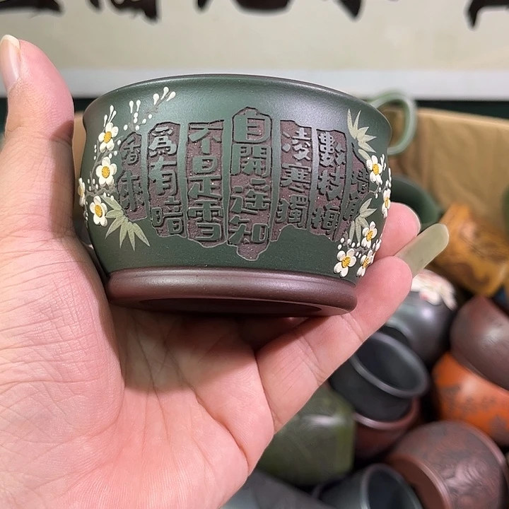 茶杯紫砂全手工紫砂主人杯