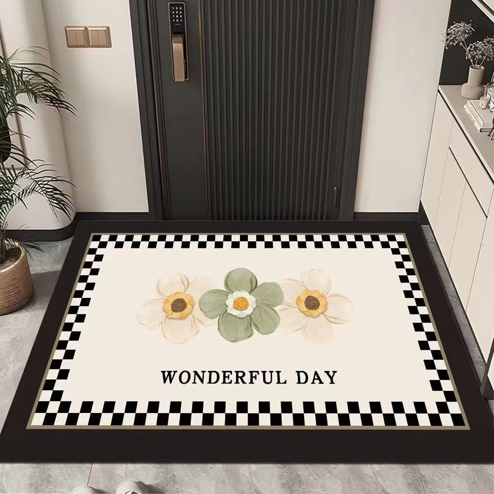 Q99-80*120硅藻泥卧室厨房吸水速干地毯地垫耐脏易打理