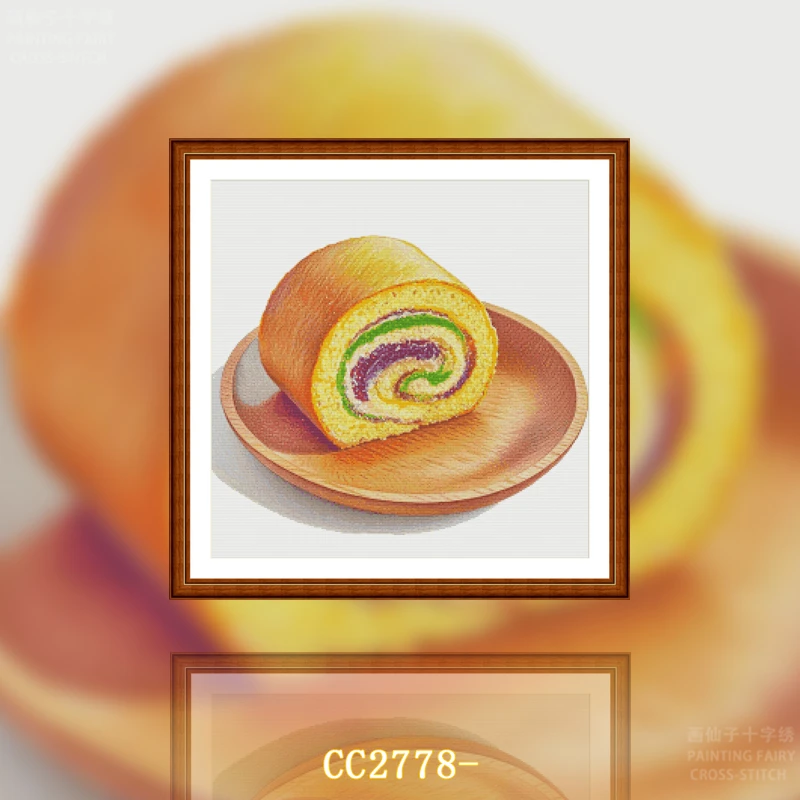【CC2778-美食系列之毛巾卷】十字绣2025新款线绣中国风客厅卧